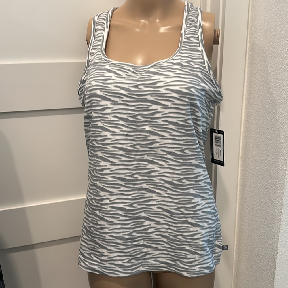 NWT Jockey Zebra Print Top